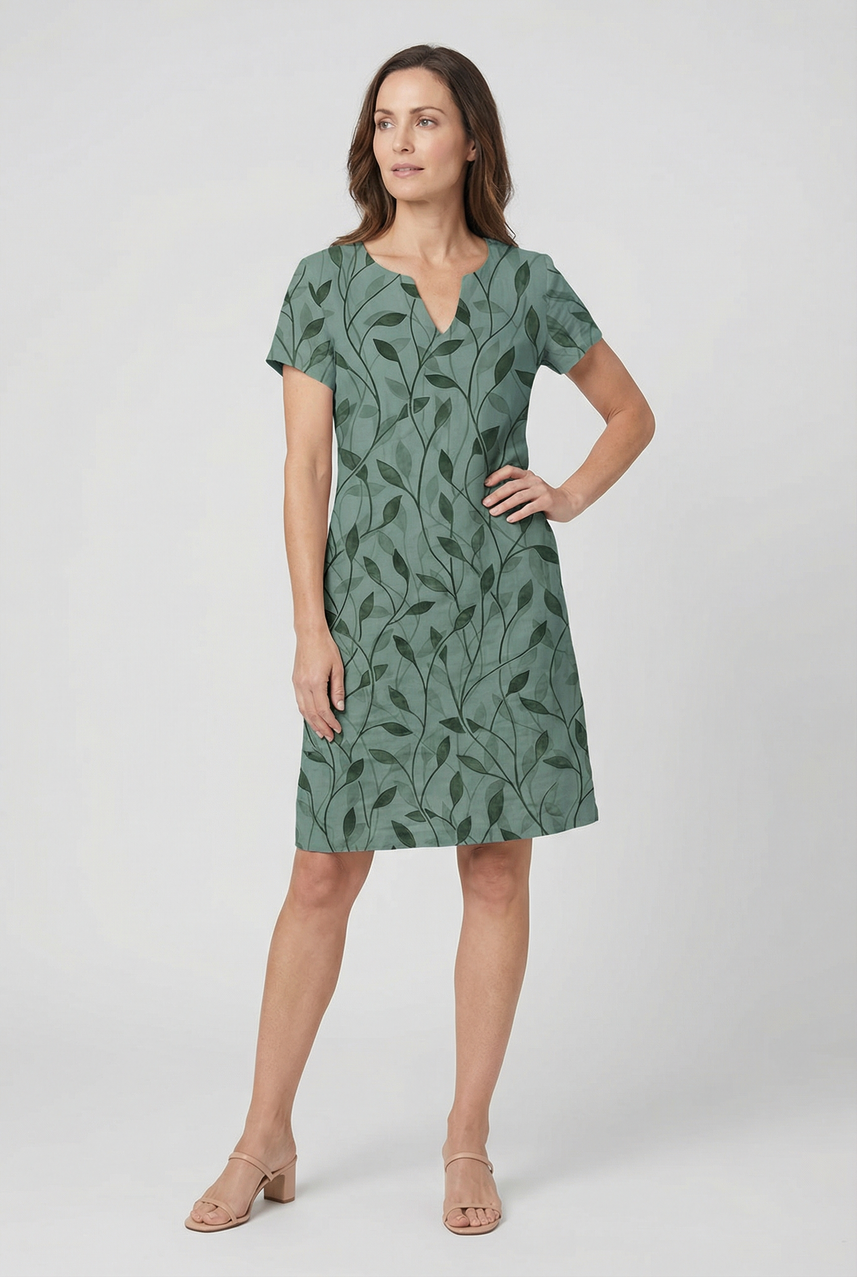 Women's Summer Short Sleeve Casual Mini Dress