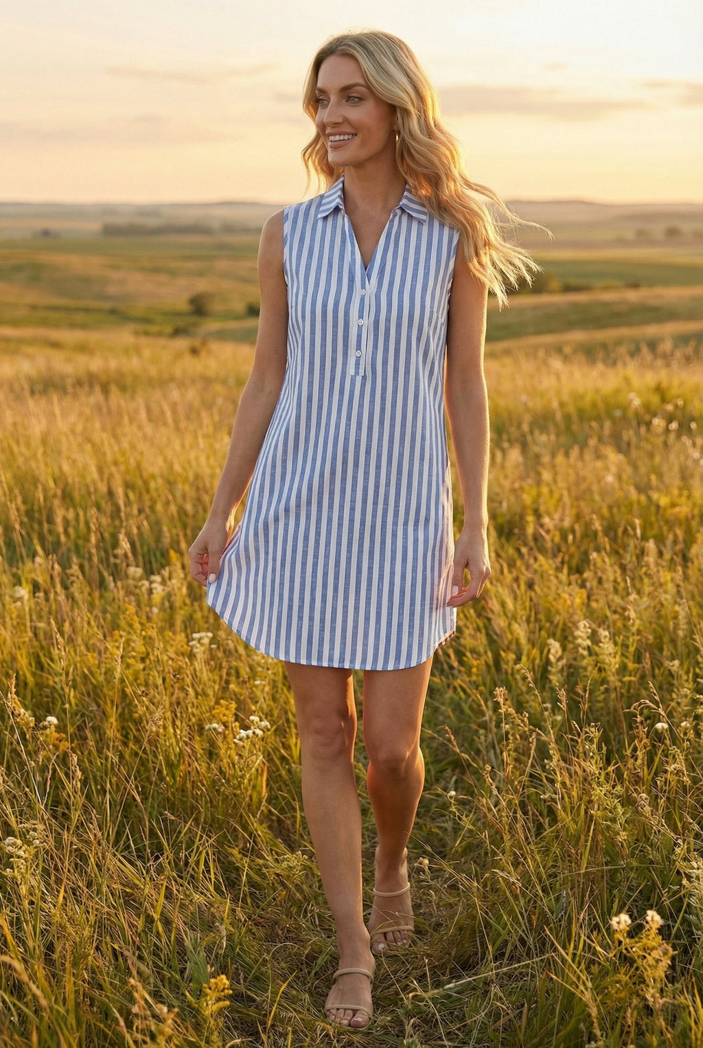 Women's Summer Casual Shirt Dress
