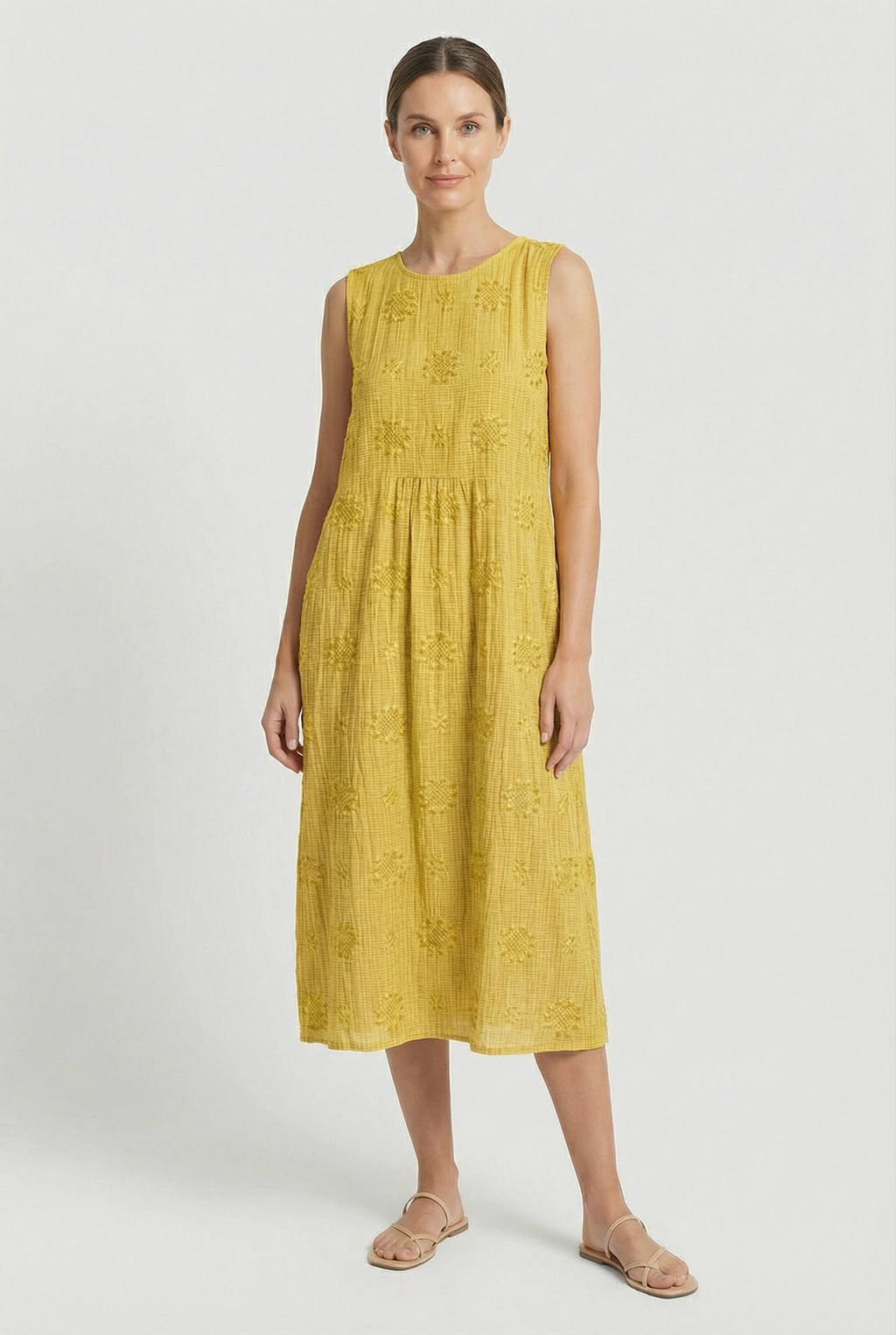 Women's Lightweight Midi Dress with Pockets