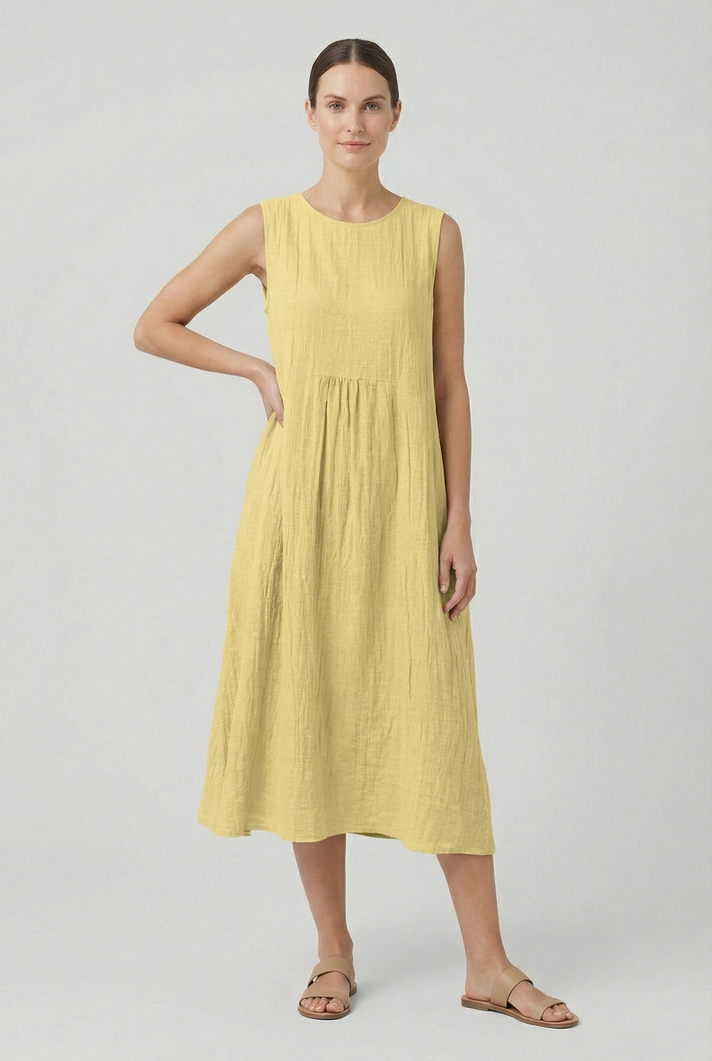 Women's Lightweight Midi Dress with Pockets