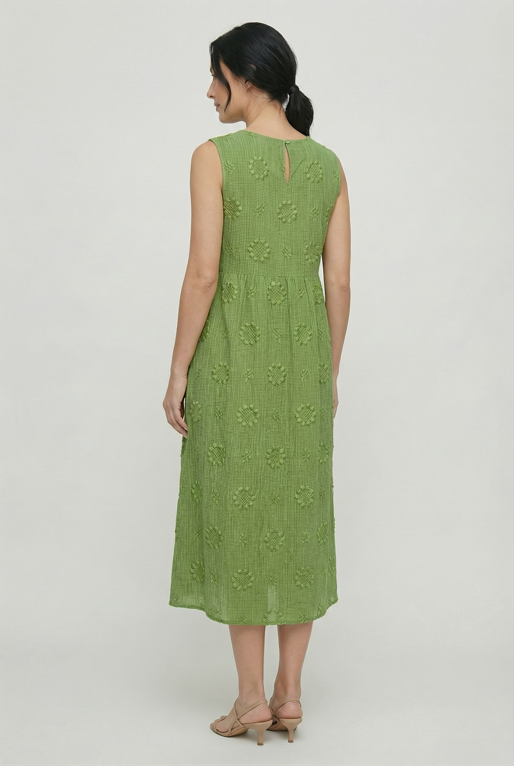 Women's Lightweight Midi Dress with Pockets