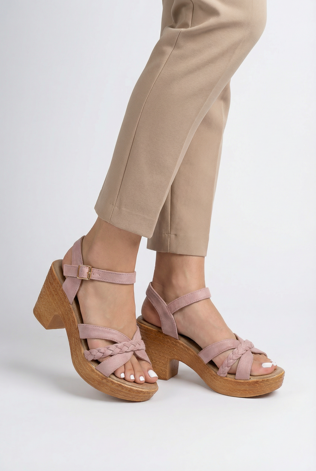Women's Summer Sandals with Ankle Straps
