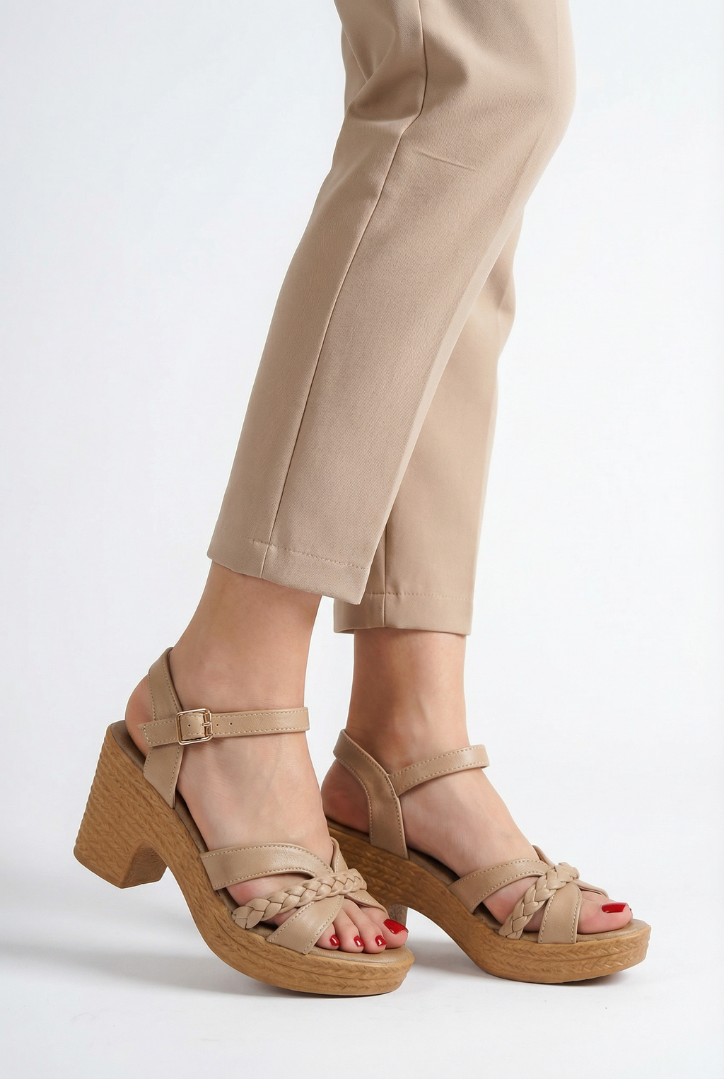 Women's Summer Sandals with Ankle Straps