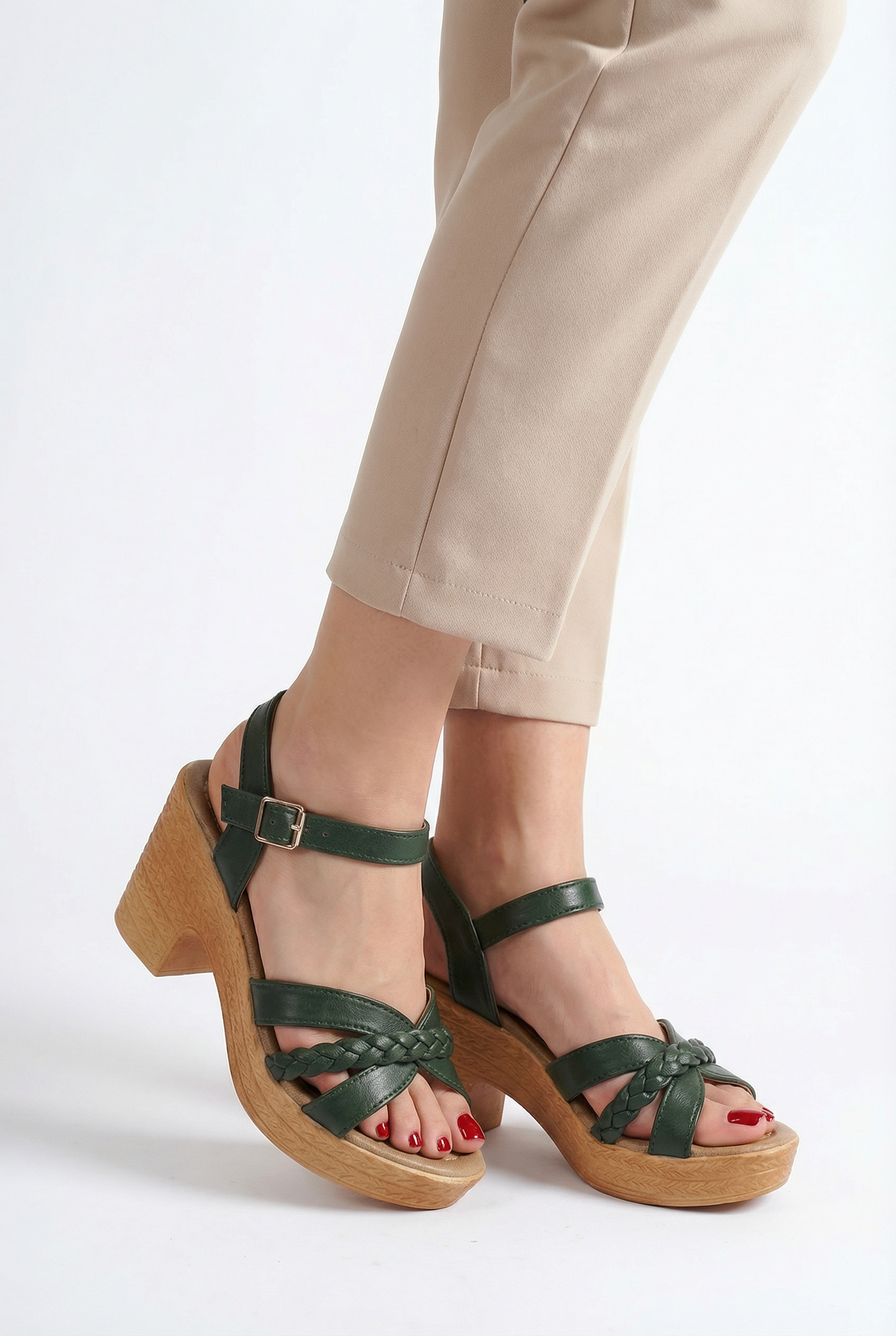 Women's Summer Sandals with Ankle Straps