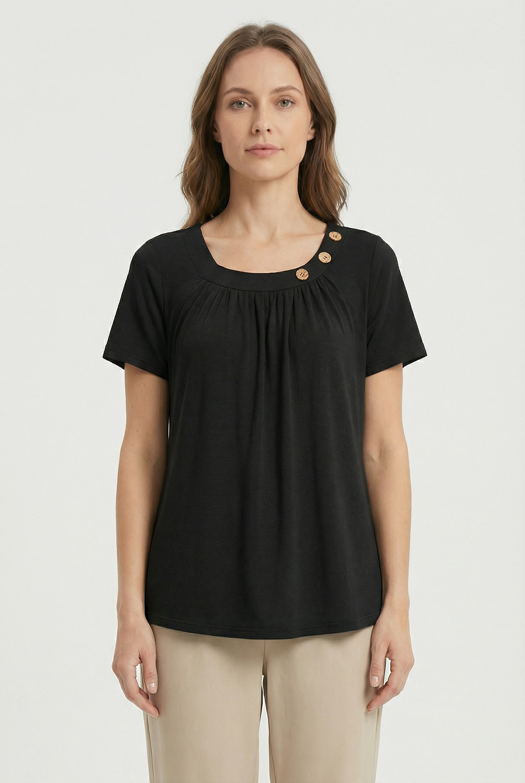 Women's Short Sleeve Summer Casual Top