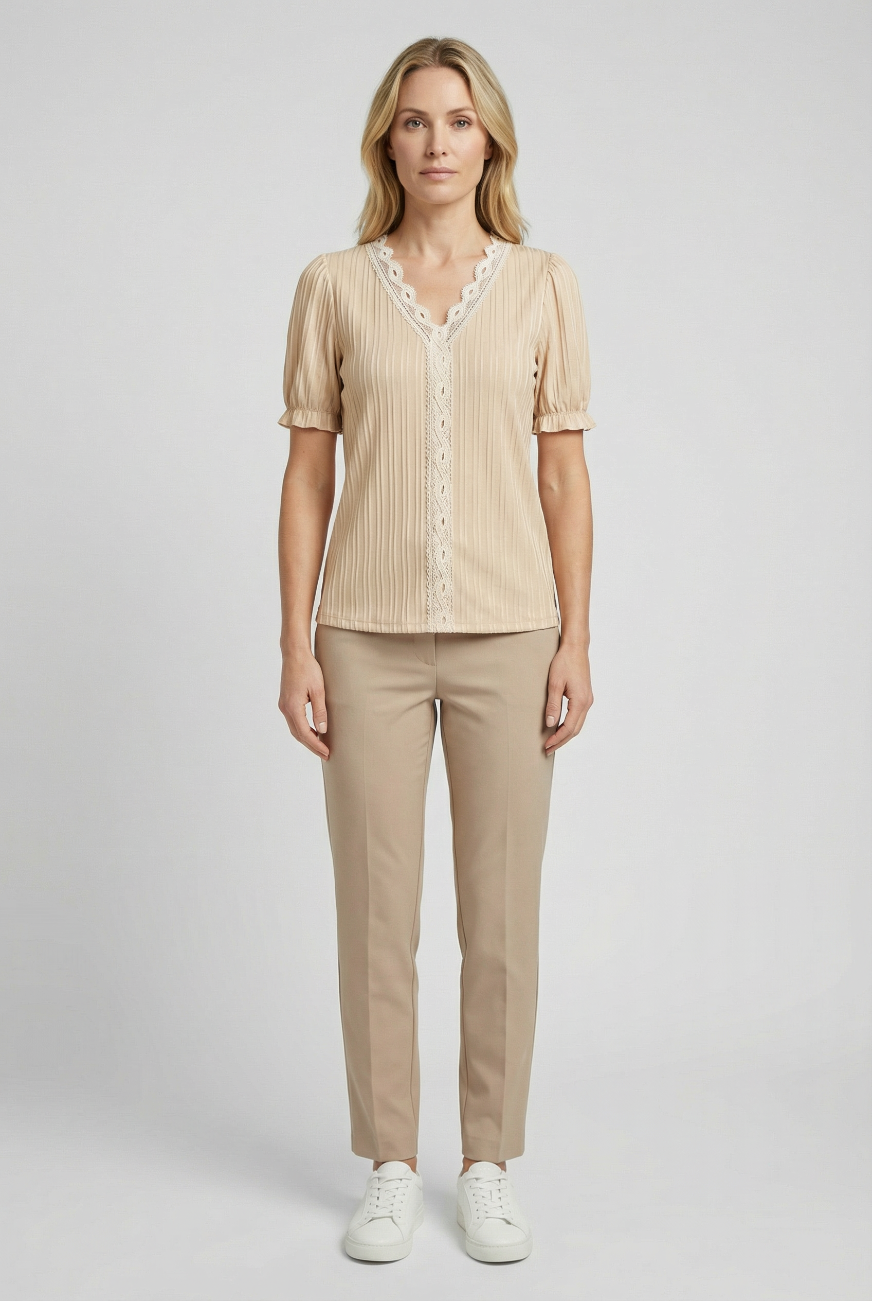 Women's Lightweight Lace Casual Top