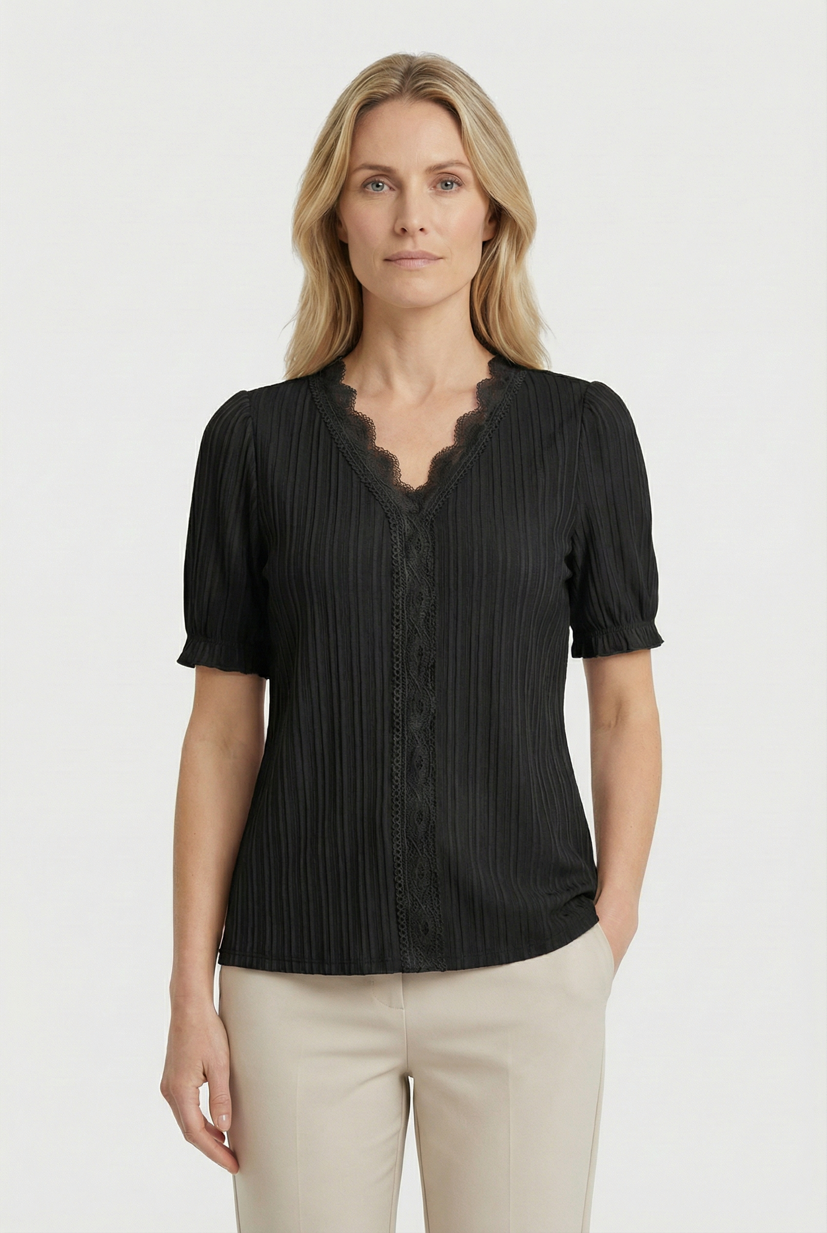 Women's Lightweight Lace Casual Top