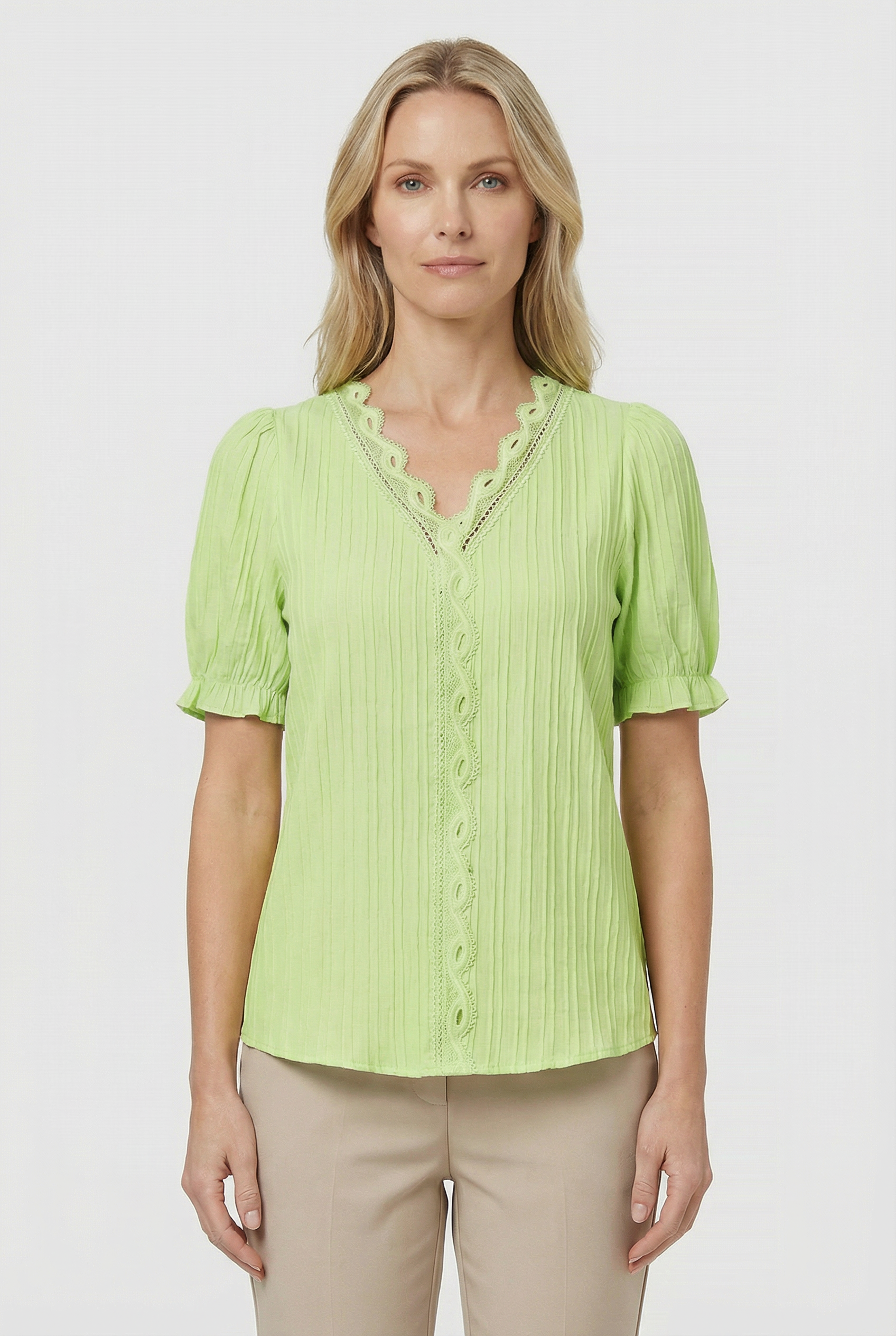 Women's Lightweight Lace Casual Top