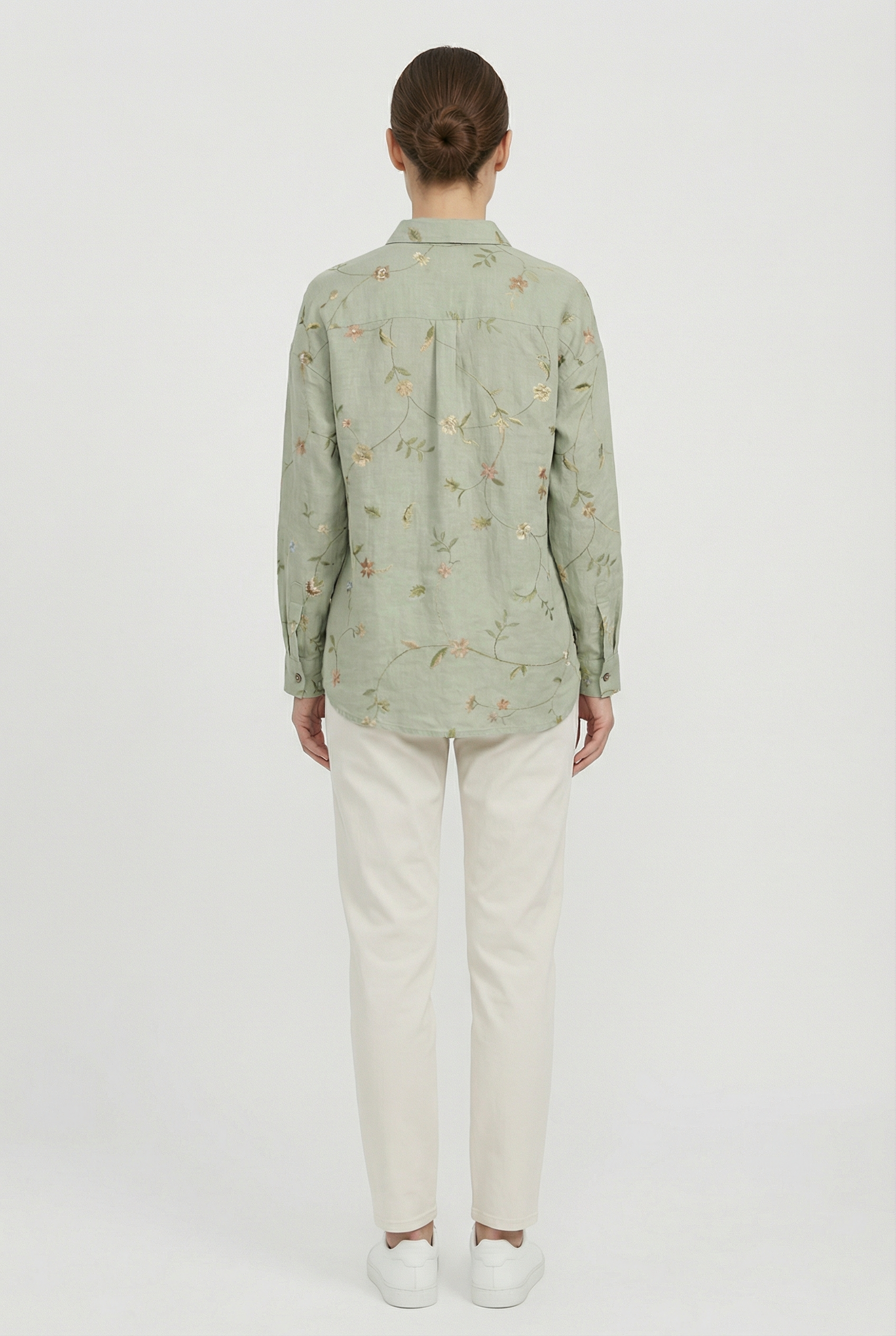 Women's Lightweight Fabric Floral Shirt - Relaxed Fit for Everyday Wear