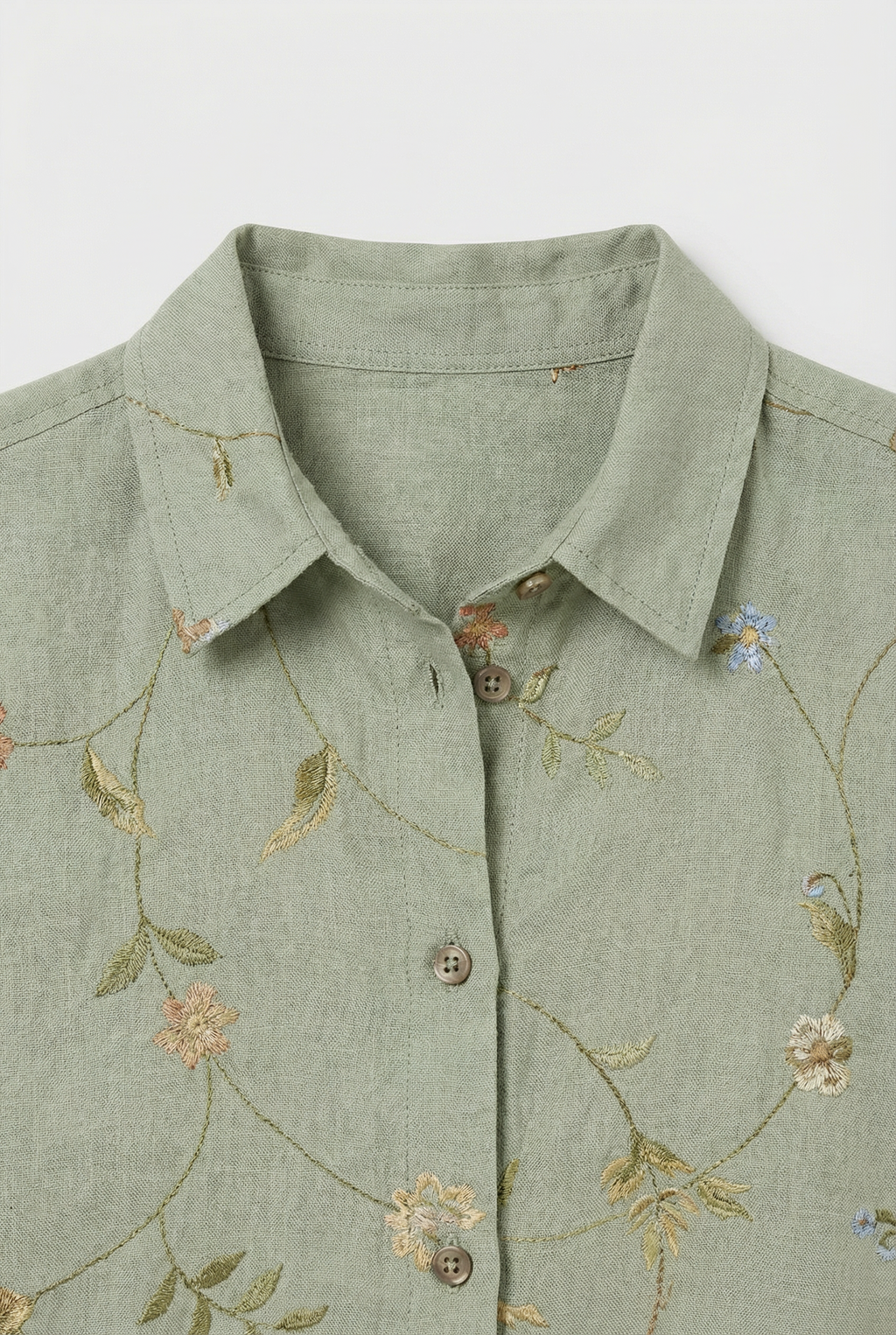 Women's Lightweight Fabric Floral Shirt - Relaxed Fit for Everyday Wear