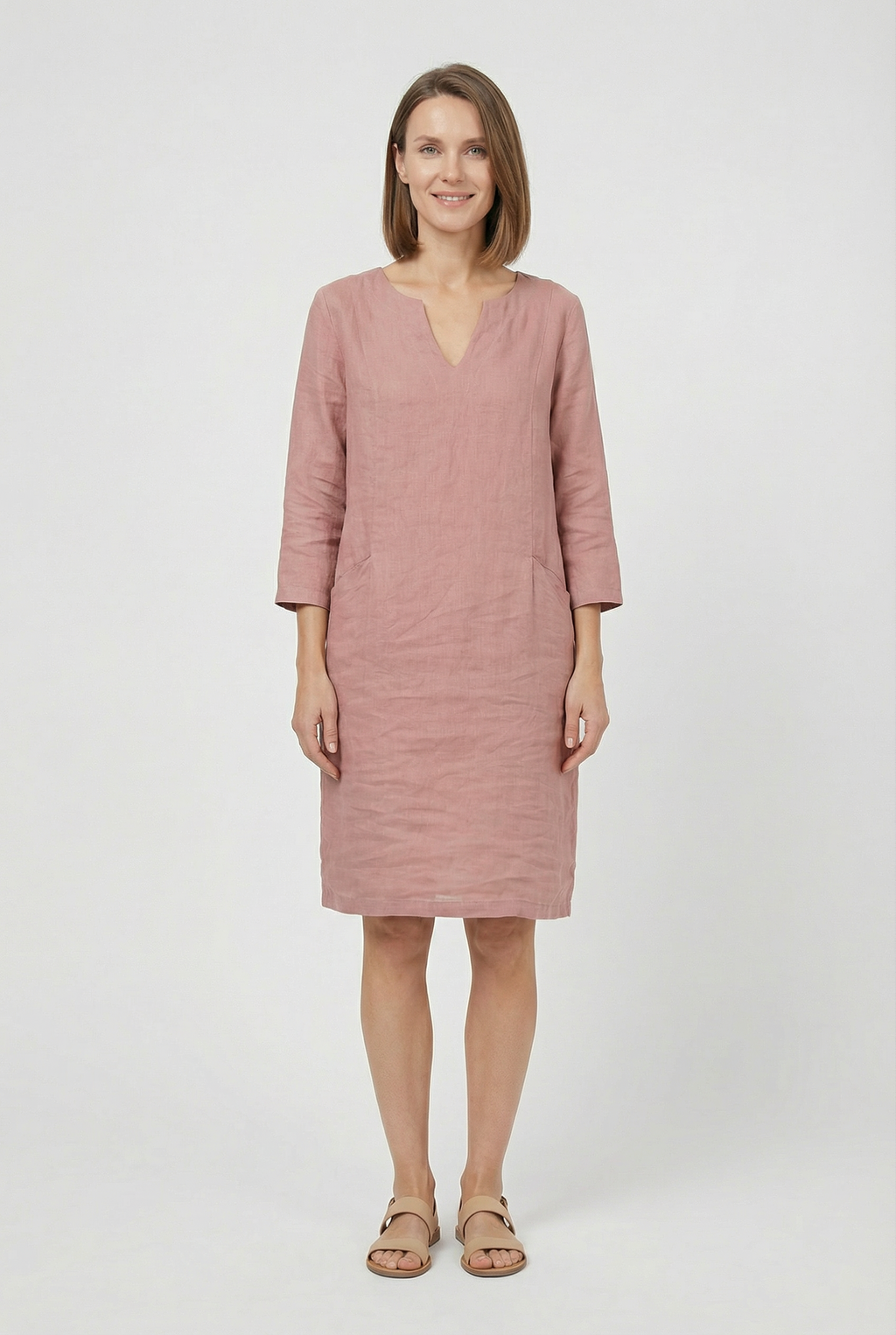 Women's Casual Linen Summer Mini Dress