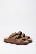 Women's non-slip slide sandals, sole view