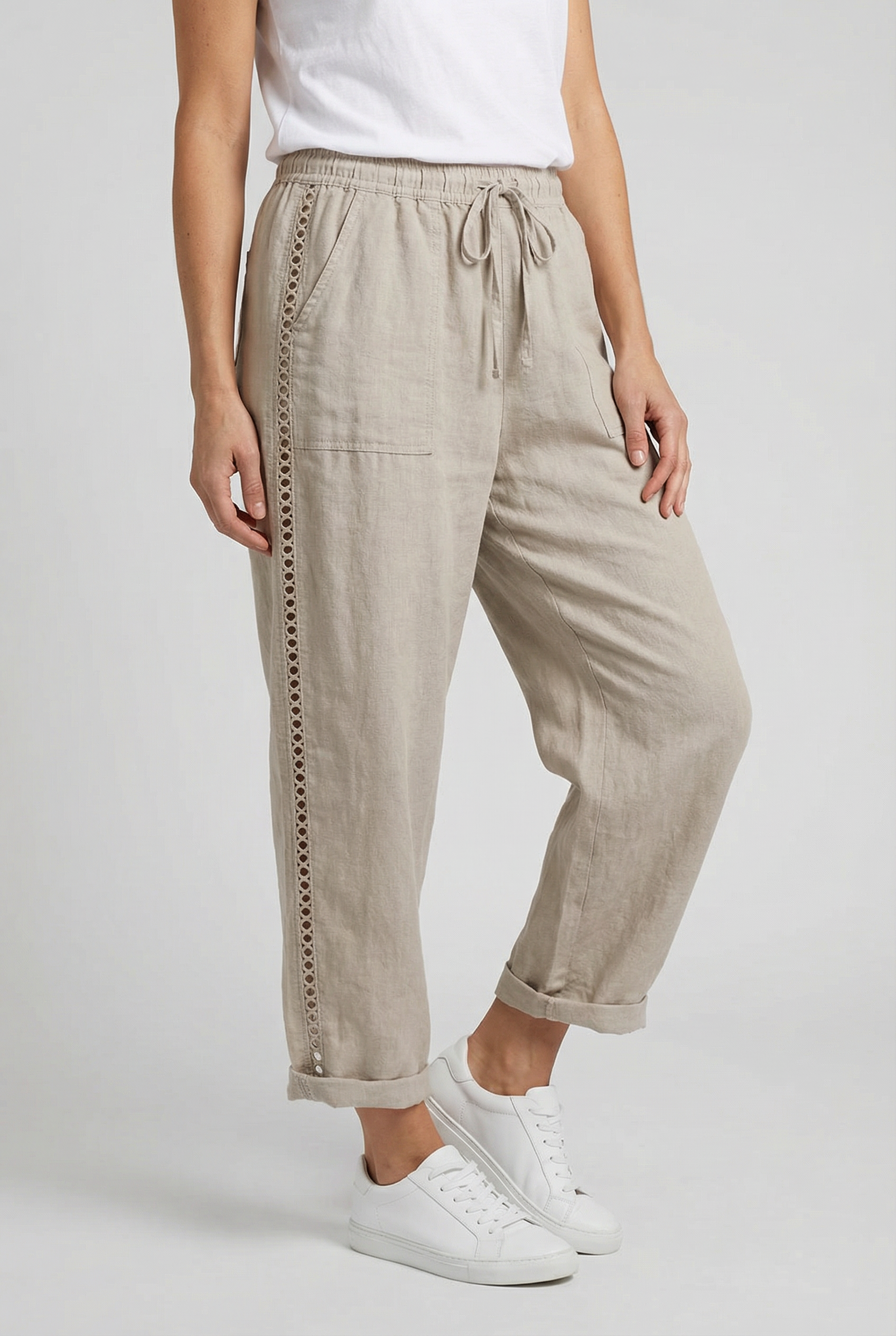 Women's Lightweight Boho Pants - Relaxed Fit