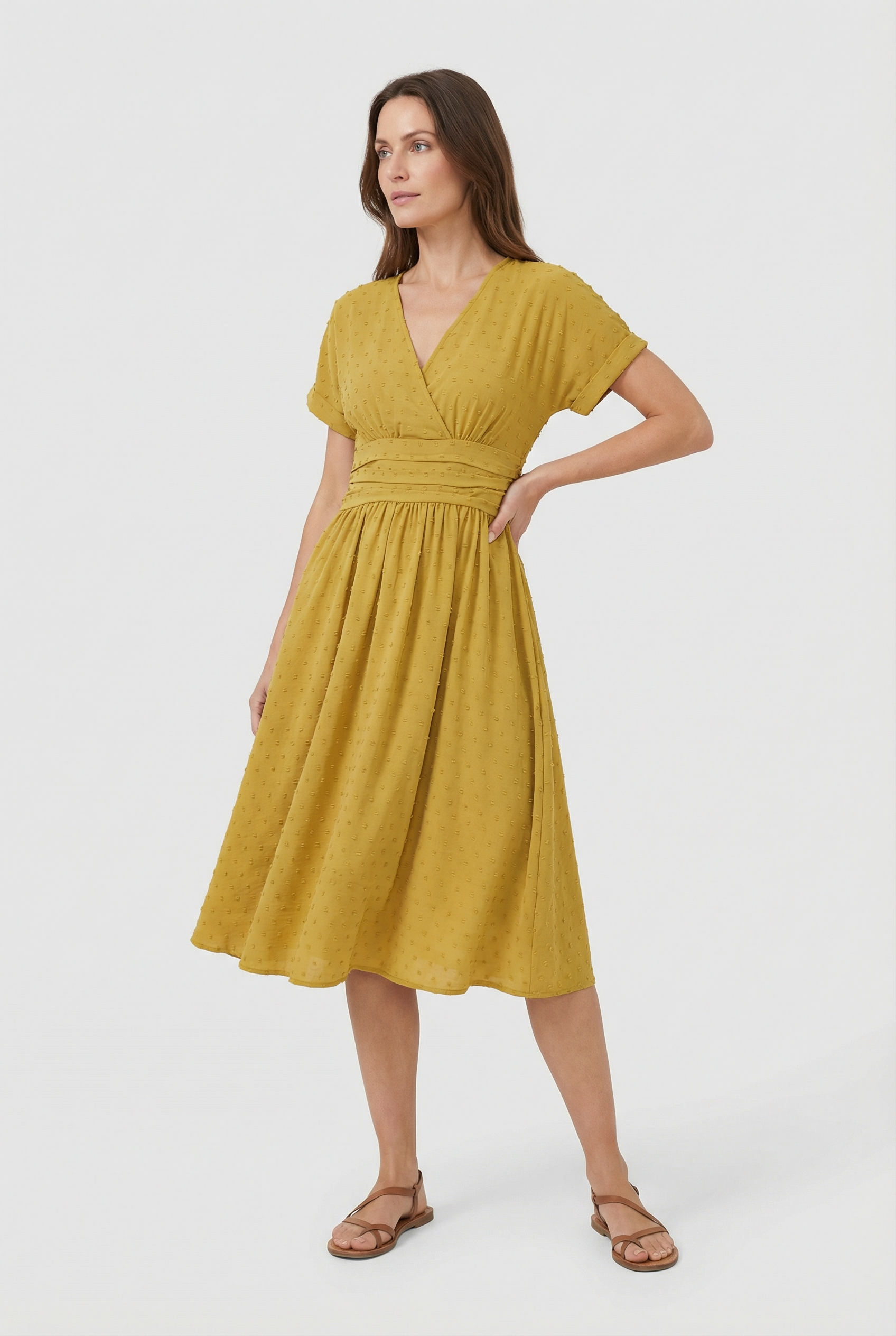 Women's Casual Cocktail Midi Dress