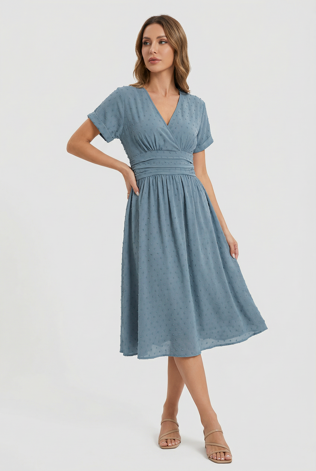 Women's Casual Cocktail Midi Dress