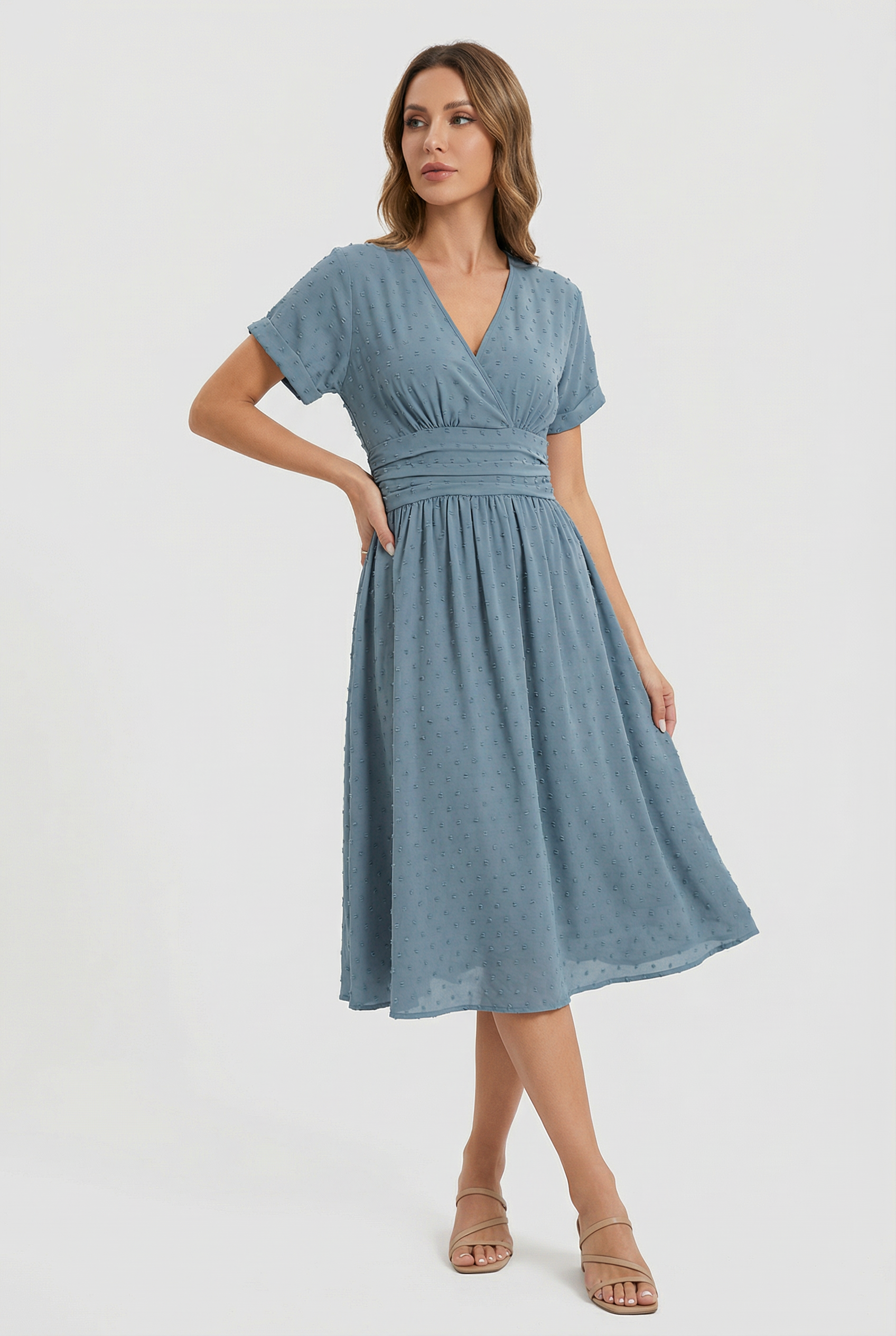Women's Casual Cocktail Midi Dress