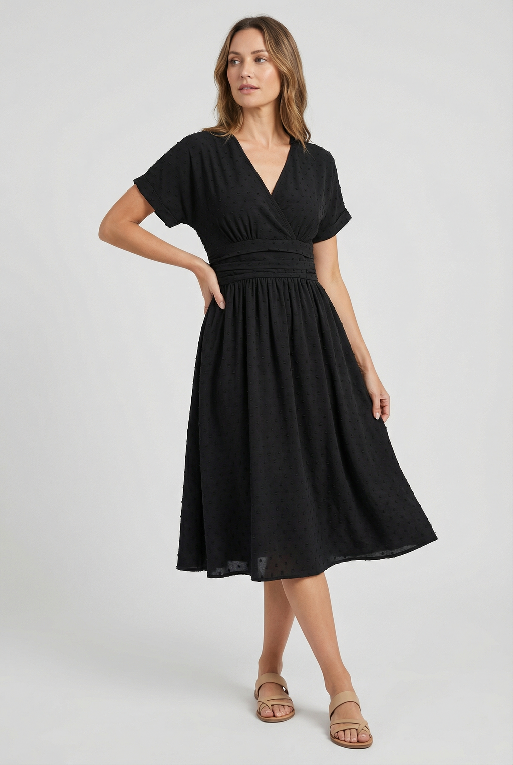 Women's Casual Cocktail Midi Dress