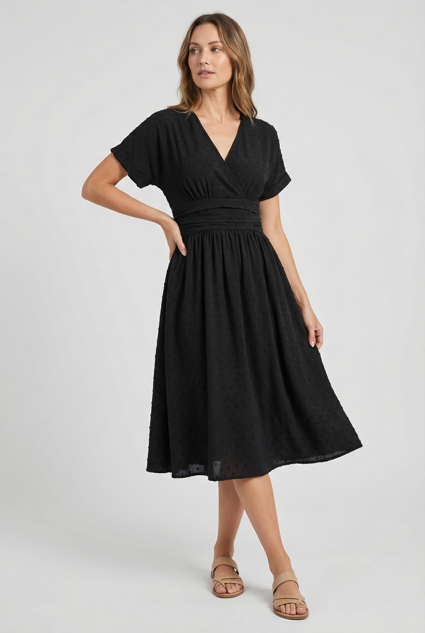 Women's Casual Cocktail Midi Dress