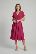 Casual Cocktail Midi Dress – Elegant Party Occasion Dress