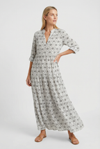 Women's summer V-neck maxi, additional colour option full length