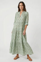 Women's relaxed fit maxi dress, third colour front view