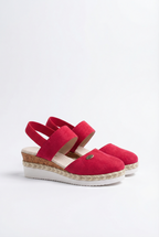 Women's espadrille wedge sandals, additional colour option side view