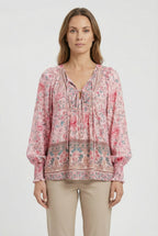 Women's classic silhouette top in relaxed fit, front view