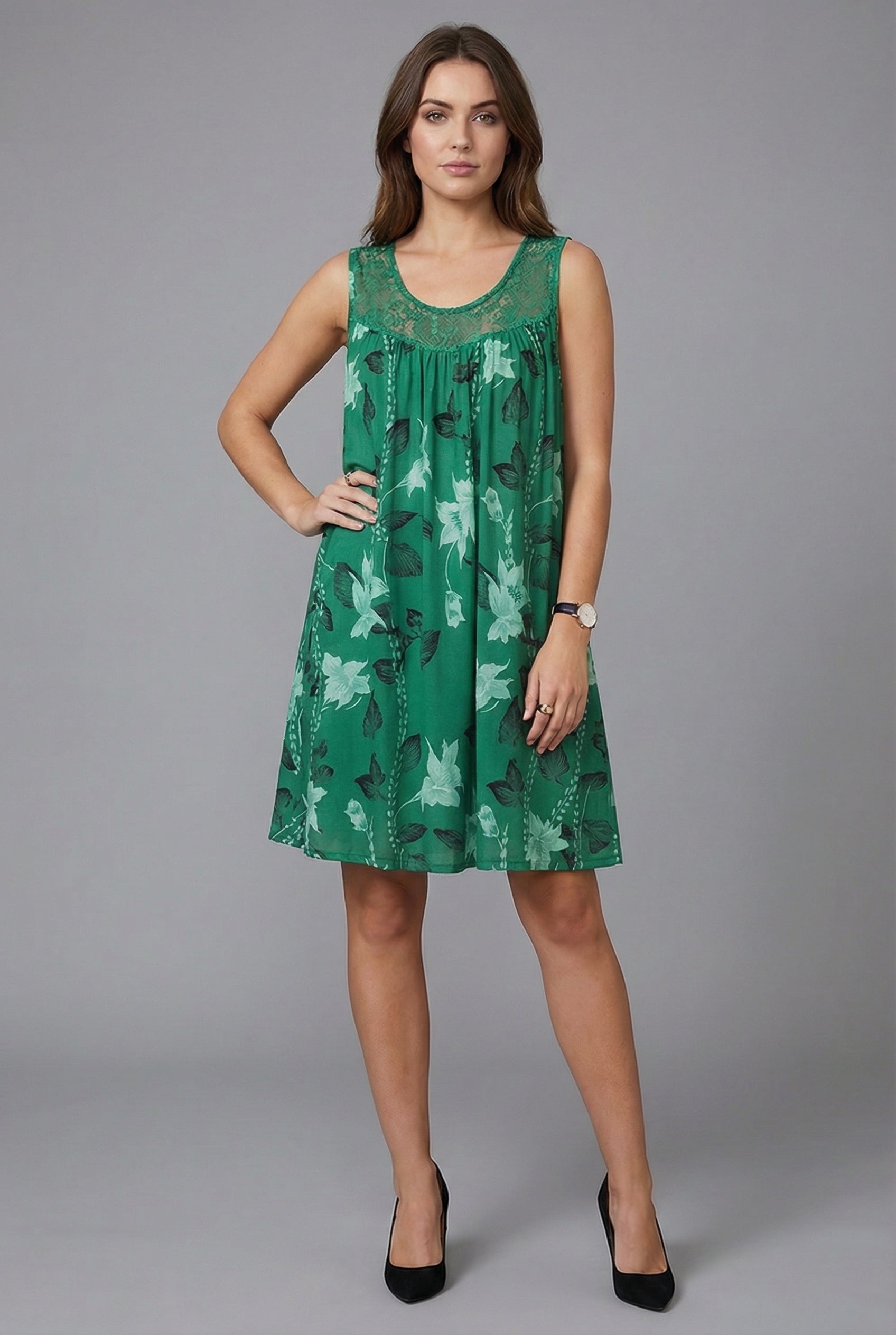 Women’s Floral Comfortable Midi Dress
