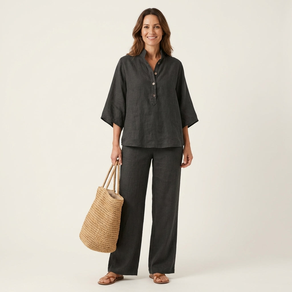 Lightweight Linen Two-Piece Co-ord Set