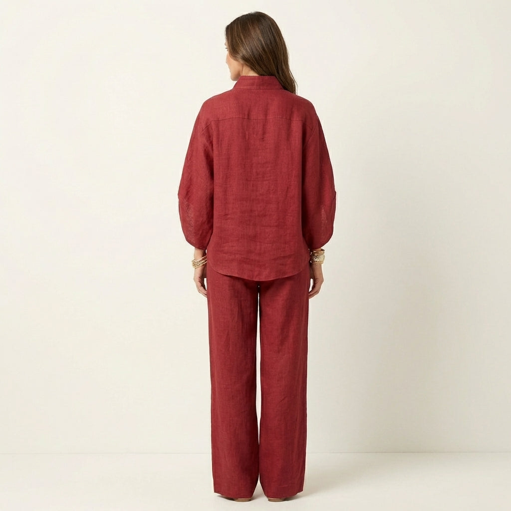 Lightweight Linen Two-Piece Co-ord Set