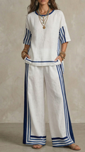 Linen cotton co-ord shirt set summer | Alba Muse