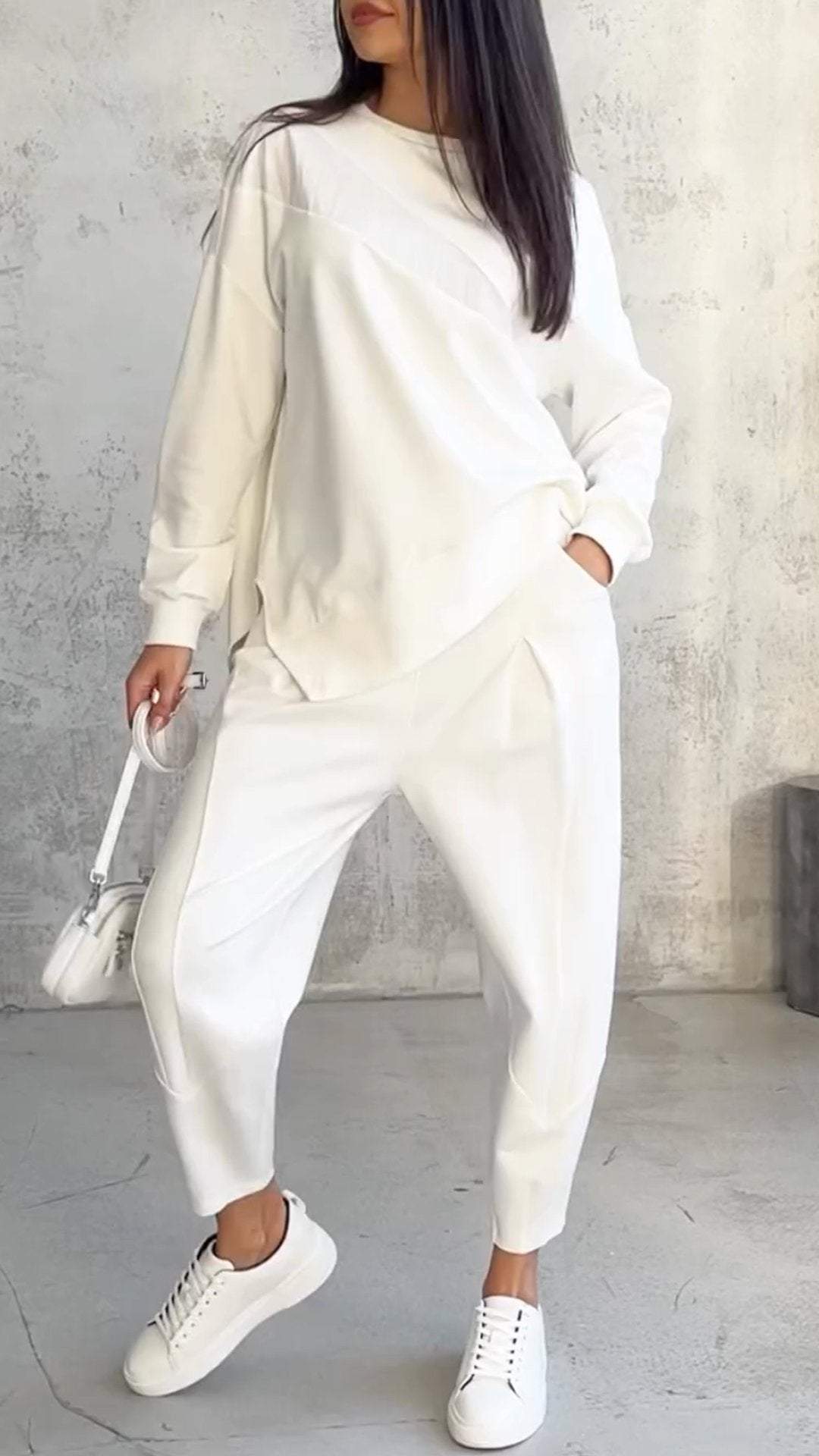Classic Two-Piece Co-ord Set — worn on model