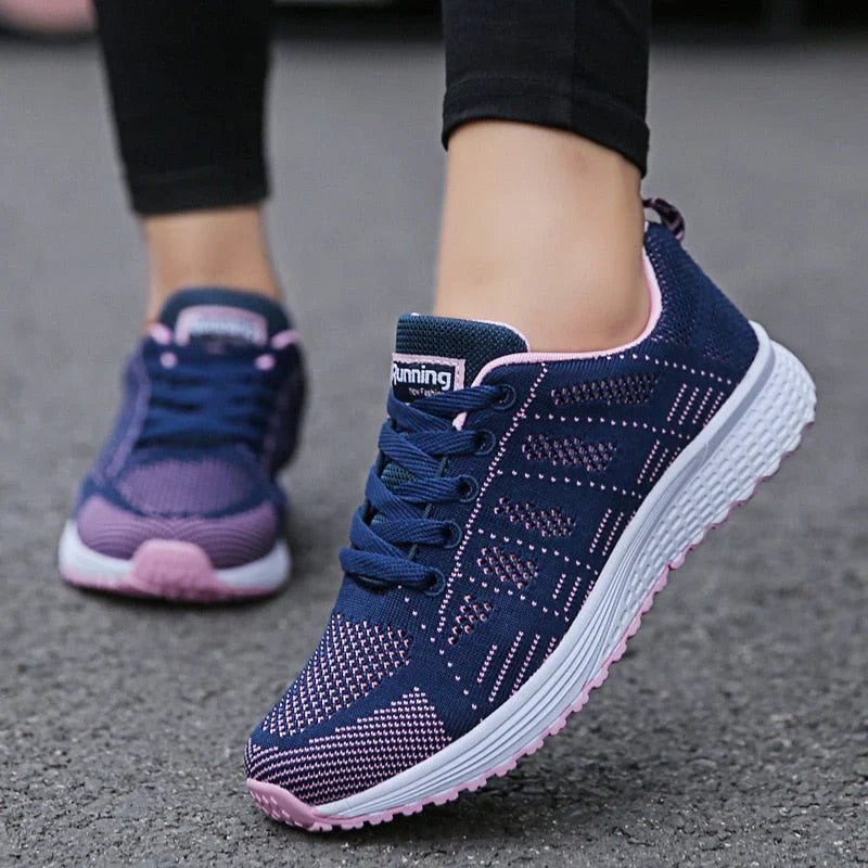 Women's Orthopaedic Support White Running Trainers