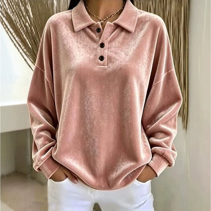 Relaxed Collared Jumper