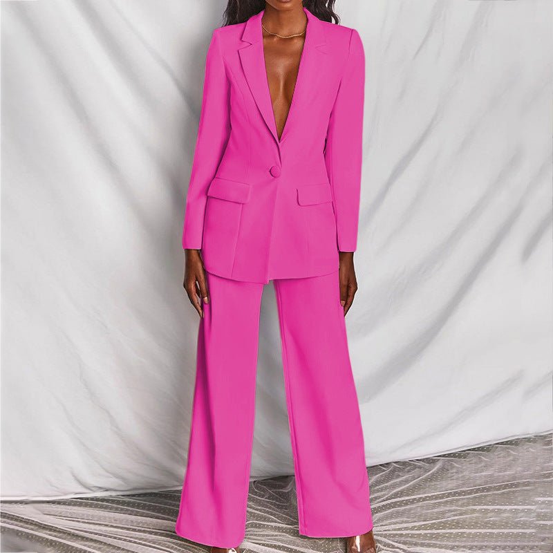 Blazer and trousers co-ord set styled for garden parties and office days | Alba Muse