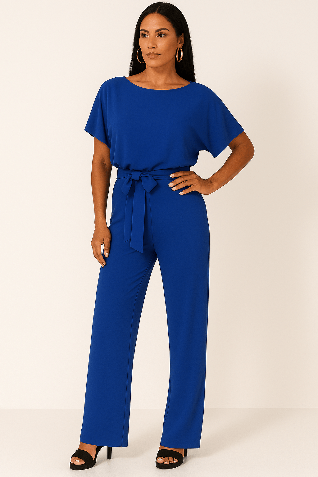 Women’s Tie-Waist Jumpsuit – Effortless Style in a One-Piece