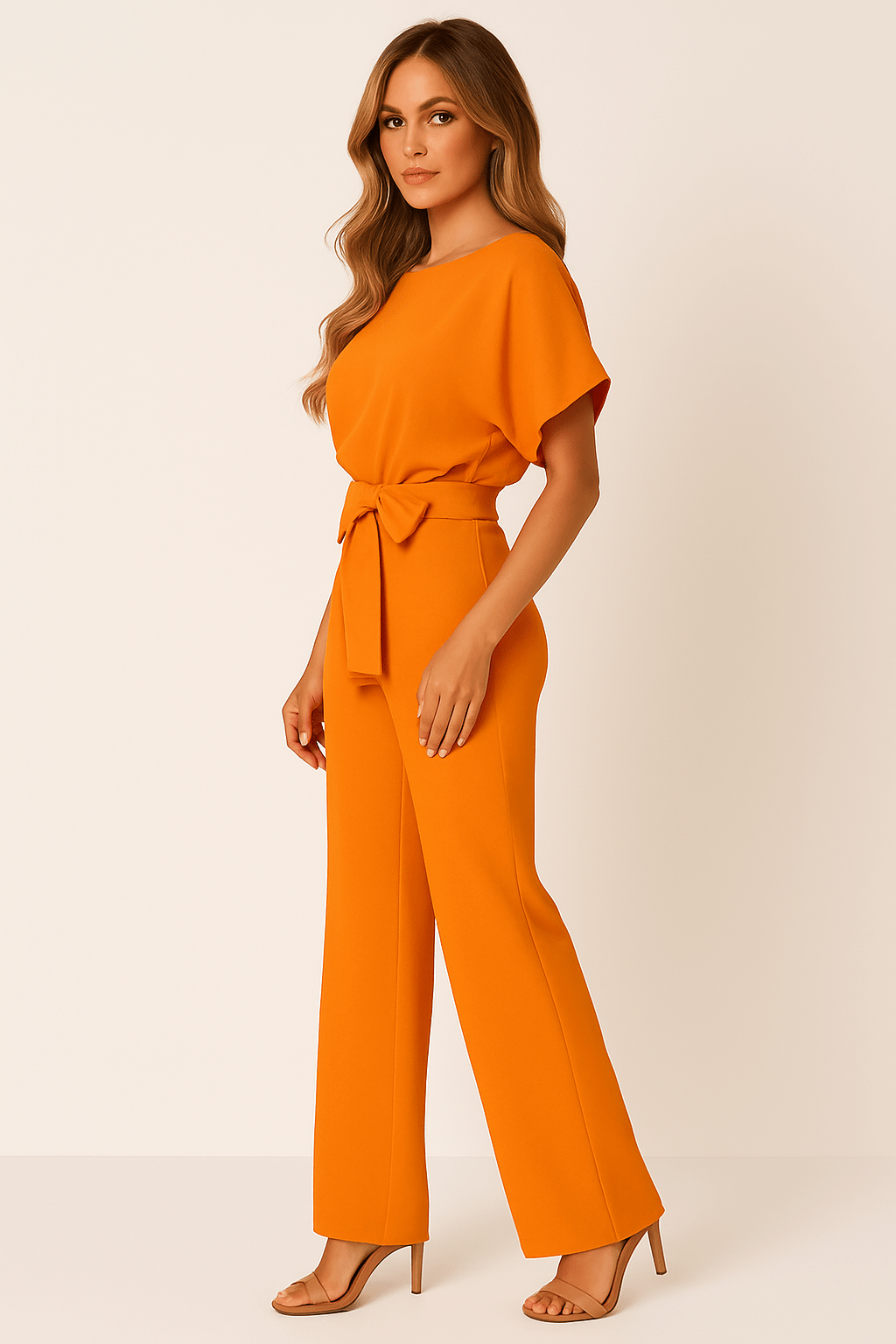 Women’s Tie-Waist Jumpsuit – Effortless Style in a One-Piece