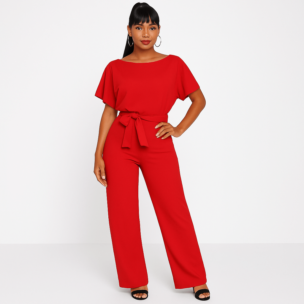 Women’s Tie-Waist Jumpsuit – Effortless Style in a One-Piece