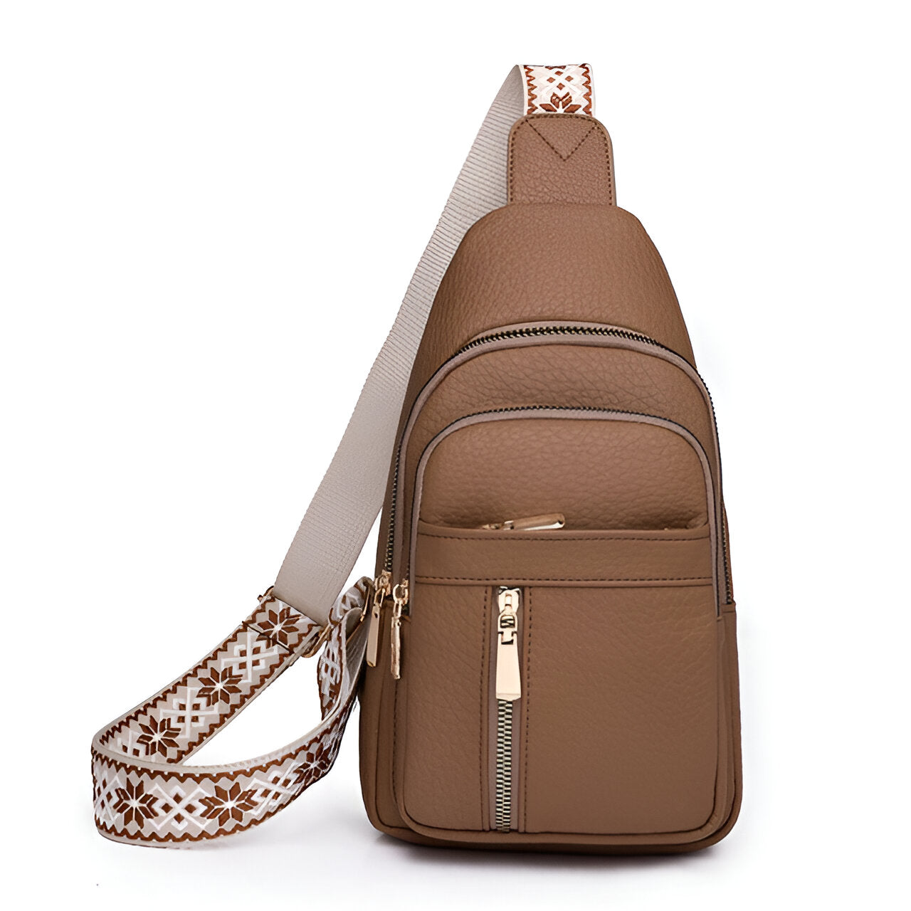 Women's secure sling bag slash-proof patterned strap travel | Alba Muse