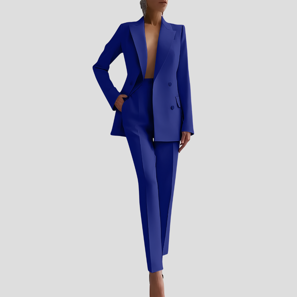 Smart women's blazer trouser set polished occasion wear | Alba Muse