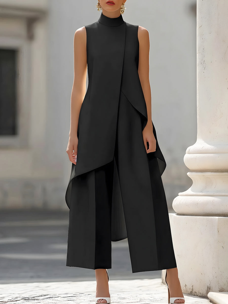 Casual Cotton Two-Piece Co-ord Set — worn on model