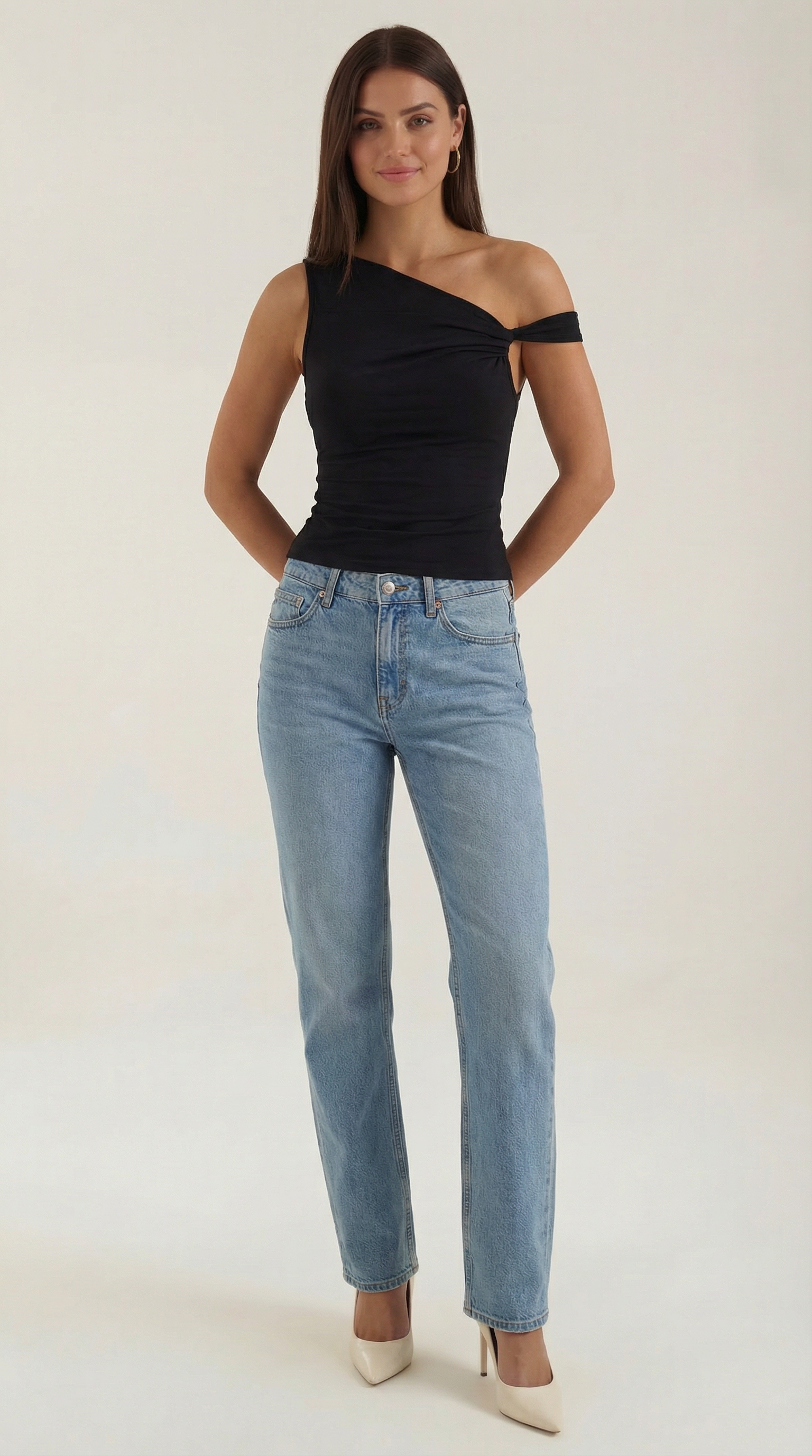 Carol Asymmetric Casual Top