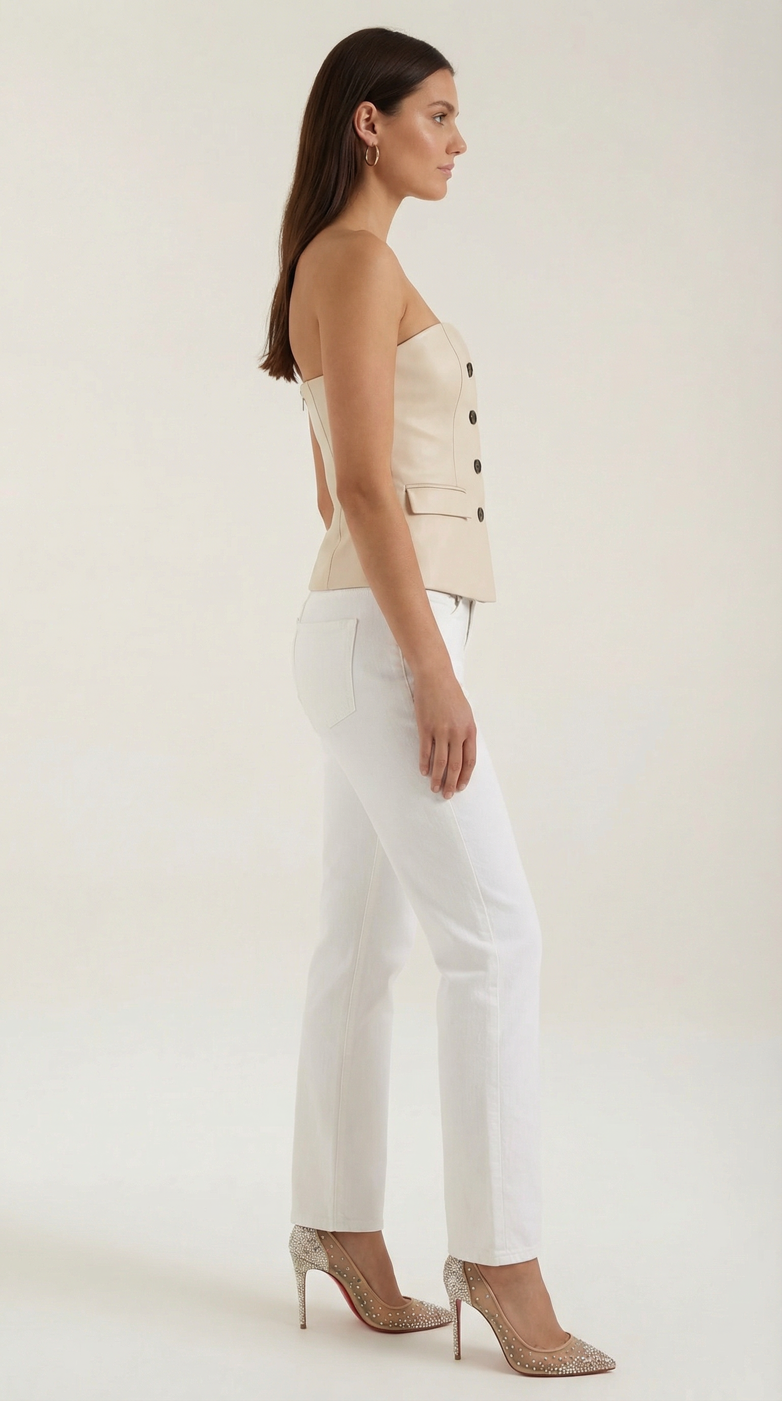 Fiona Strapless Blazer Top