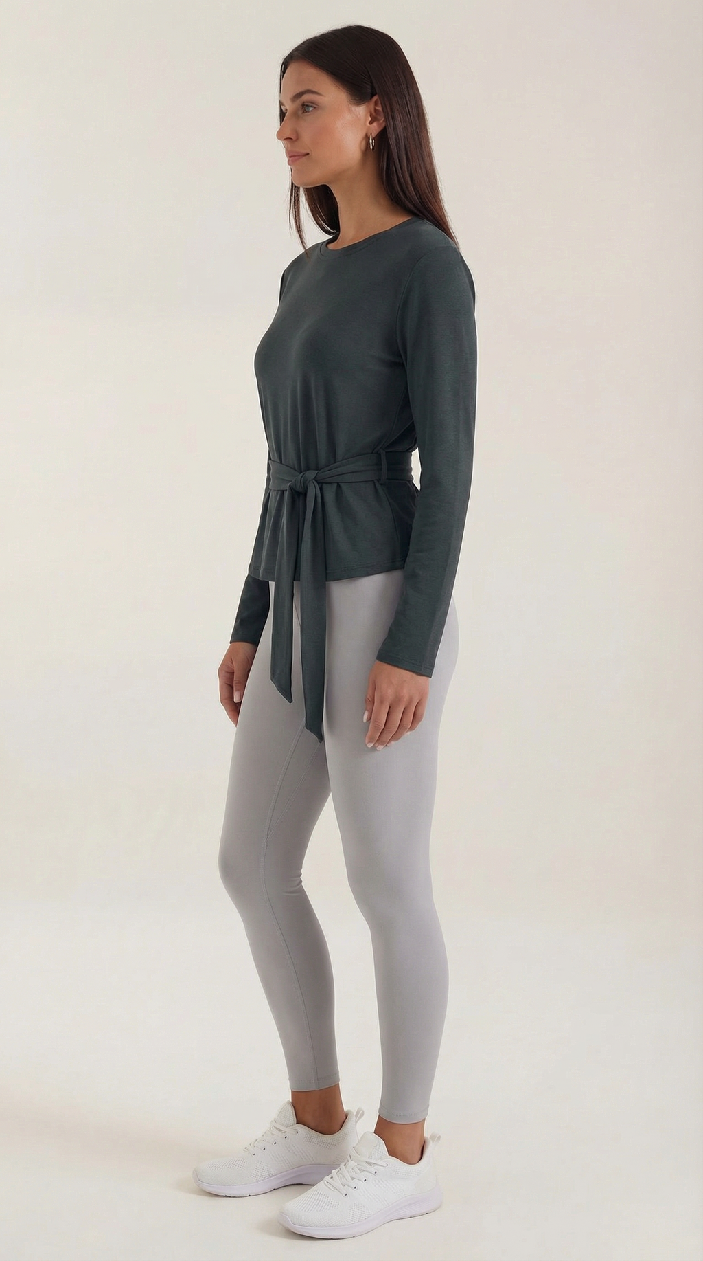 Holly Long Sleeve Tie-Waist Top