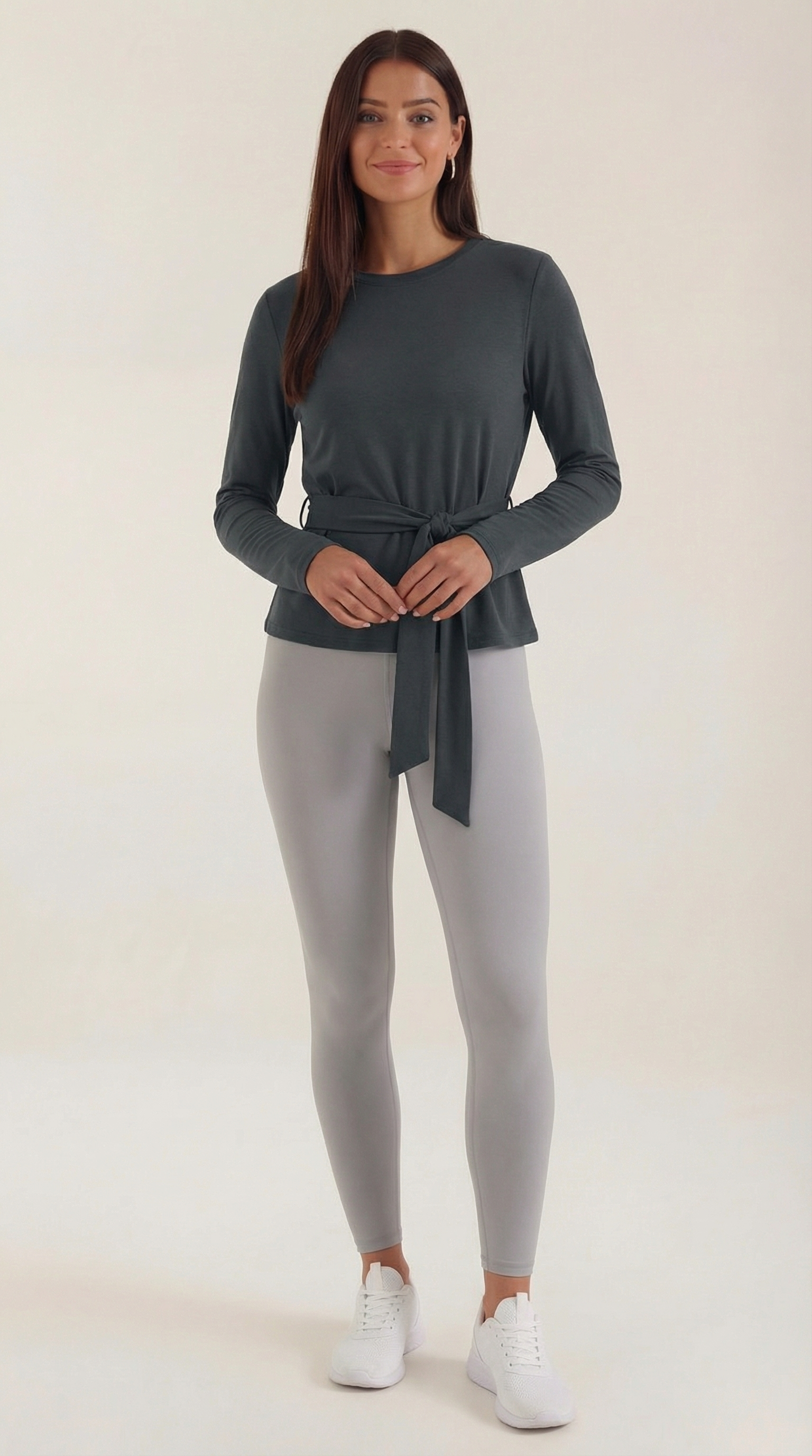 Holly Long Sleeve Tie-Waist Top