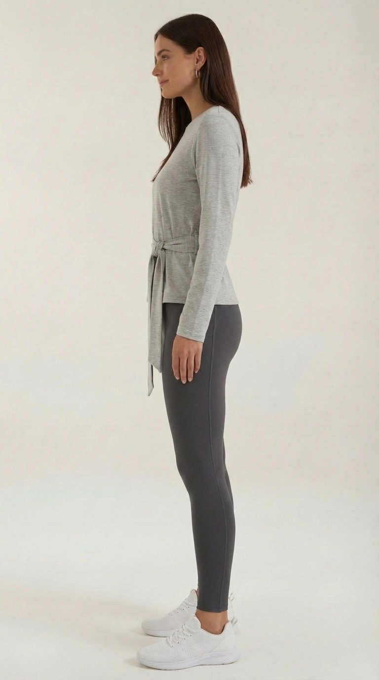Holly Long Sleeve Tie-Waist Top