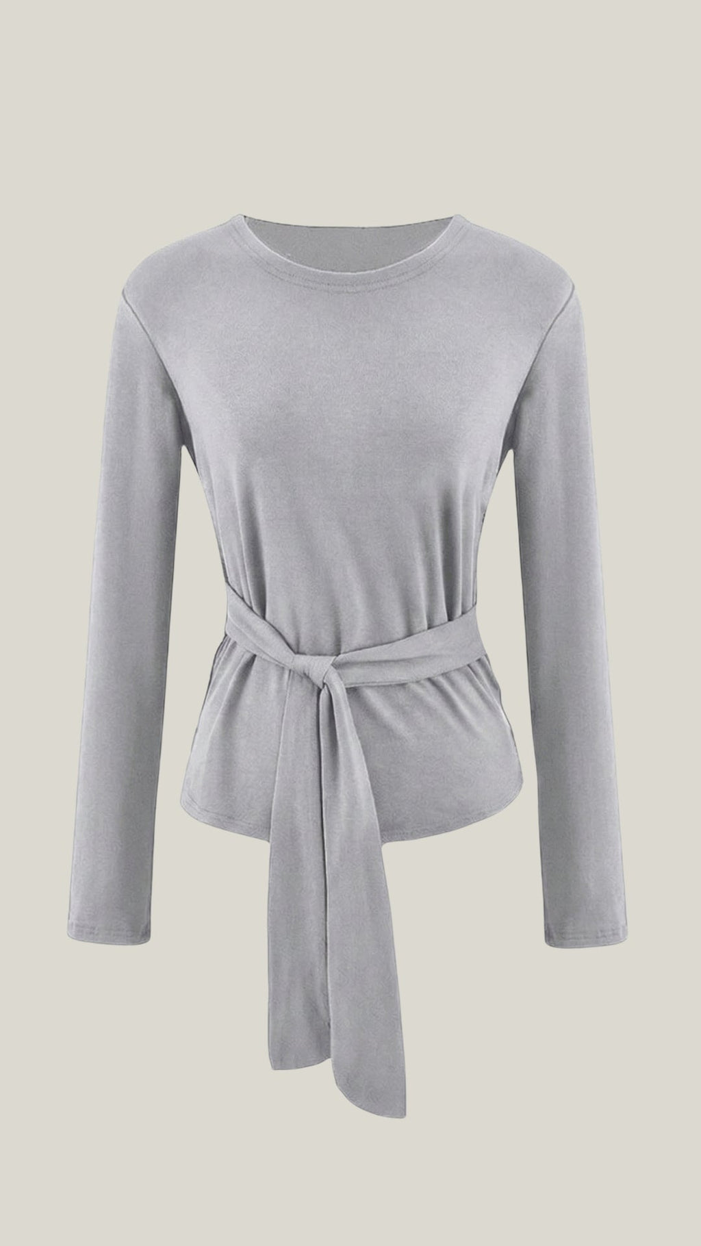 Holly Long Sleeve Tie-Waist Top