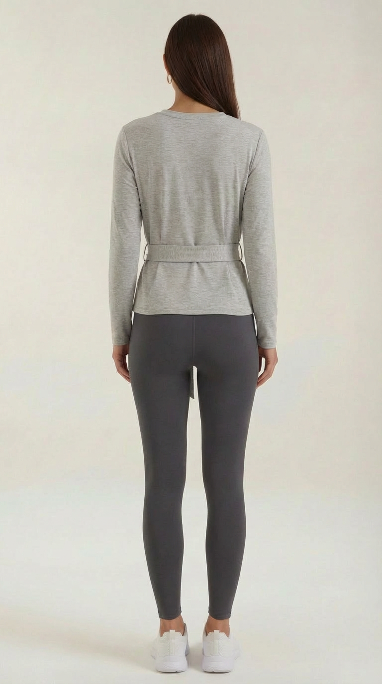 Holly Long Sleeve Tie-Waist Top