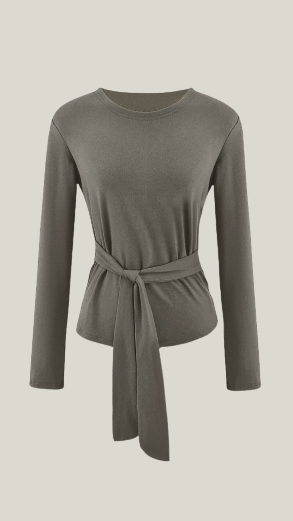 Holly Long Sleeve Tie-Waist Top