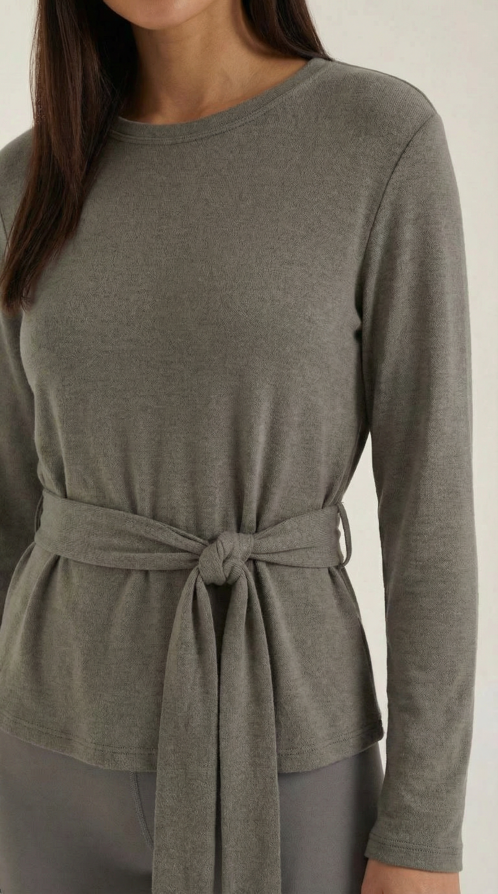 Holly Long Sleeve Tie-Waist Top